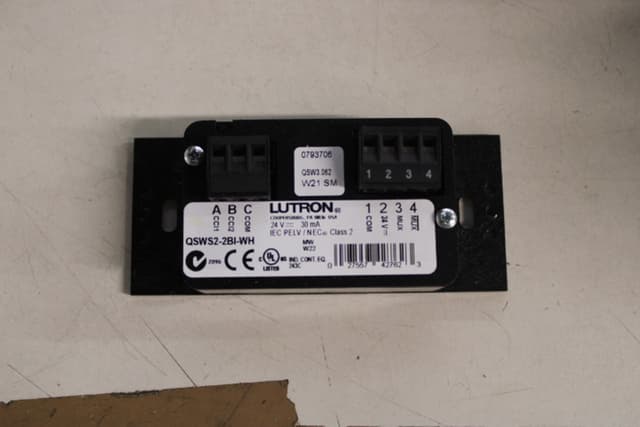 QSWS2-2BI-WH Part Image. Manufactured by Lutron.