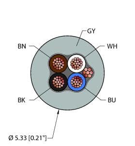 Turck GRY,PVC,4X22,S-DF,ITC GRY,PVC,4X22,S-DF,ITC Turck - GRY,PVC,4X22,S-DF,ITC Instrumentation Tray Cable, Reelfast™ Bulk Cable Turck GRY,PVC,4X22,S-DF,ITC GRY,PVC,4X22,S-DF,ITC Turck - GRY,PVC,4X22,S-DF,ITC Instrumentation Tray Cable, Reelfast™ Bulk Cable
