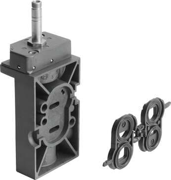 Festo 535987 solenoid valve NVF3-MOH-5/2-K-1/4-EX With NAMUR port pattern to VDE/VDI 3845, without solenoid coil, without socket. Valve function: 5/2-way or 3/2-way, single solenoid, Type of actuation: electrical, Width: 53 mm, Standard nominal flow rate: 900 l/min, O Festo 535987 solenoid valve NVF3-MOH-5/2-K-1/4-EX With NAMUR port pattern to VDE/VDI 3845, without solenoid coil, without socket. Valve function: 5/2-way or 3/2-way, single solenoid, Type of actuation: electrical, Width: 53 mm, Standard nominal flow rate: 900 l/min, O