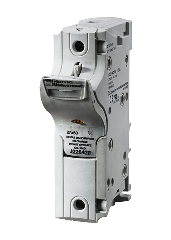 Mersen S210581 S210581 Mersen - Fuse Holder Modulostar® 800VAC 800VDC Fuse size 27x60 1-Pole+N Faston Lugs IP20 Mersen S210581 S210581 Mersen - Fuse Holder Modulostar® 800VAC 800VDC Fuse size 27x60 1-Pole+N Faston Lugs IP20