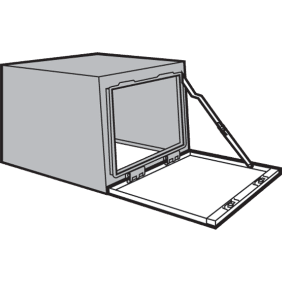 Hoffman PDS512F Solid Doors for Upper Front ProLine Sloped Fronts, fits 507/682x1200mm, Painted Hoffman PDS512F Solid Doors for Upper Front ProLine Sloped Fronts, fits 507/682x1200mm, Painted