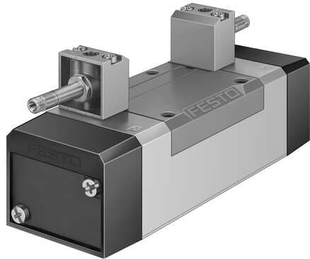 Festo 151034 solenoid valve MFH-5/3G-D-3-S-C With manual override, without solenoid coil or socket. Solenoid coil and socket should be ordered separately. Valve function: 5/3 closed, Type of actuation: electrical, Width: 65 mm, Standard nominal flow rate: 4100 l/min, Festo 151034 solenoid valve MFH-5/3G-D-3-S-C With manual override, without solenoid coil or socket. Solenoid coil and socket should be ordered separately. Valve function: 5/3 closed, Type of actuation: electrical, Width: 65 mm, Standard nominal flow rate: 4100 l/min,