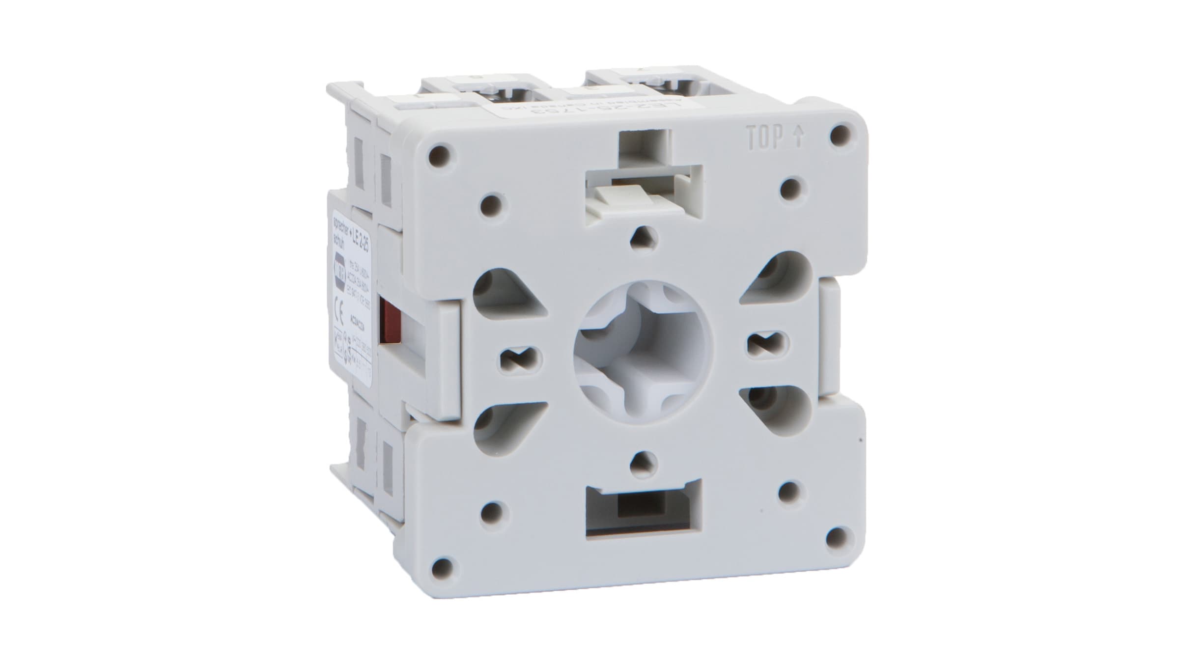 Sprecher + Schuh LE2-25-2251 Sprecher + Schuh LE2-25-2251 - LE2 Panel Mount Cam Switch, 25A, 1-Pole, Two Position 1-2 45 deg Sprecher + Schuh LE2-25-2251 Sprecher + Schuh LE2-25-2251 - LE2 Panel Mount Cam Switch, 25A, 1-Pole, Two Position 1-2 45 deg
