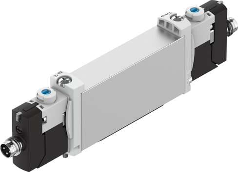 Festo 578248 solenoid valve VUVG-B14-T32C-MZT-F-1R8L Valve function: 2x3/2 closed, monostable, Type of actuation: electrical, Valve size: 14 mm, Standard nominal flow rate: 430 - 470 l/min, Operating pressure: -0,9 - 10 bar Festo 578248 solenoid valve VUVG-B14-T32C-MZT-F-1R8L Valve function: 2x3/2 closed, monostable, Type of actuation: electrical, Valve size: 14 mm, Standard nominal flow rate: 430 - 470 l/min, Operating pressure: -0,9 - 10 bar