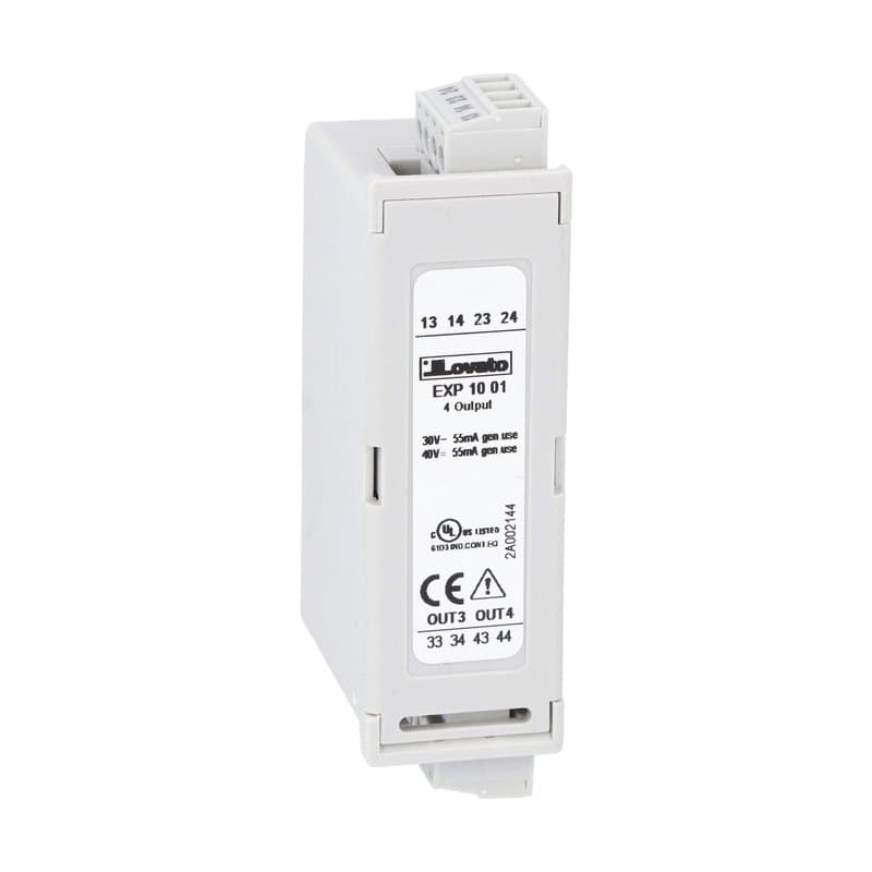 Lovato Electric EXP1001 EXP1001 Lovato - Expansion module EXP series for flush-mount products, 4 static outputs, opto-isolated Lovato Electric EXP1001 EXP1001 Lovato - Expansion module EXP series for flush-mount products, 4 static outputs, opto-isolated
