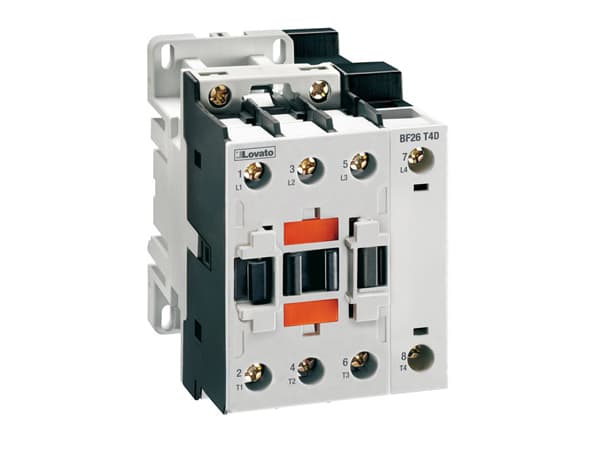 Lovato Electric BF26T2L024 BF26T2L024 Lovato - Four-pole contactor, IEC operating current Ith (AC1) = 45A, DC coil low consumption, 24VDC, 2NO and 2NC Lovato Electric BF26T2L024 BF26T2L024 Lovato - Four-pole contactor, IEC operating current Ith (AC1) = 45A, DC coil low consumption, 24VDC, 2NO and 2NC