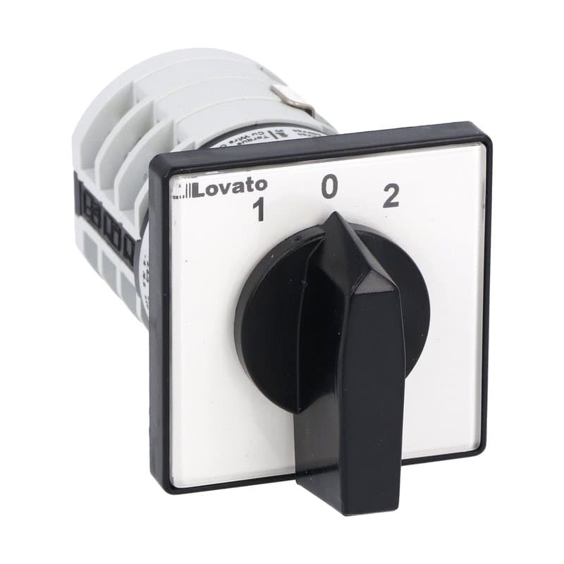 Lovato Electric 7GN1226U 7GN1226U Lovato - Rotary cam switch 7GN series, 3-phase motor reversing switch with spring return 16A, for front mounting with black handle, front plate 48X48mm Lovato Electric 7GN1226U 7GN1226U Lovato - Rotary cam switch 7GN series, 3-phase motor reversing switch with spring return 16A, for front mounting with black handle, front plate 48X48mm