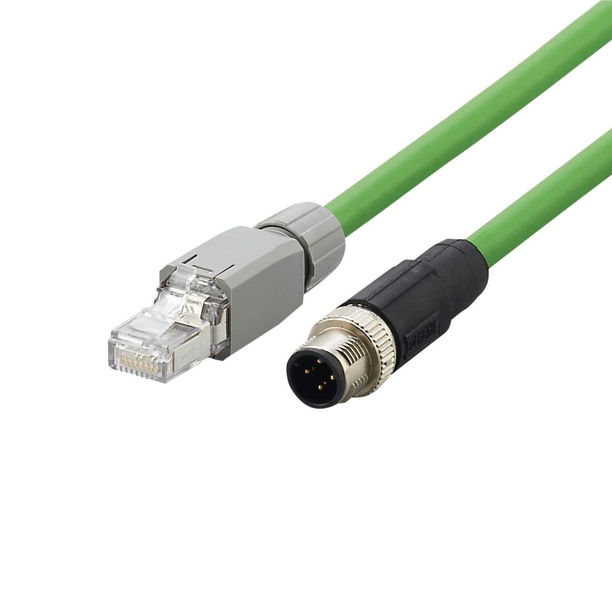 ifm Electronic E12490 Ethernet connection cable, For connection to the parameter setting interface of the sensor, System: screened cable, Design: Ethernet cable, D-coded, Application: Cross-over patch cable; Patch cable ifm Electronic E12490 Ethernet connection cable, For connection to the parameter setting interface of the sensor, System: screened cable, Design: Ethernet cable, D-coded, Application: Cross-over patch cable; Patch cable