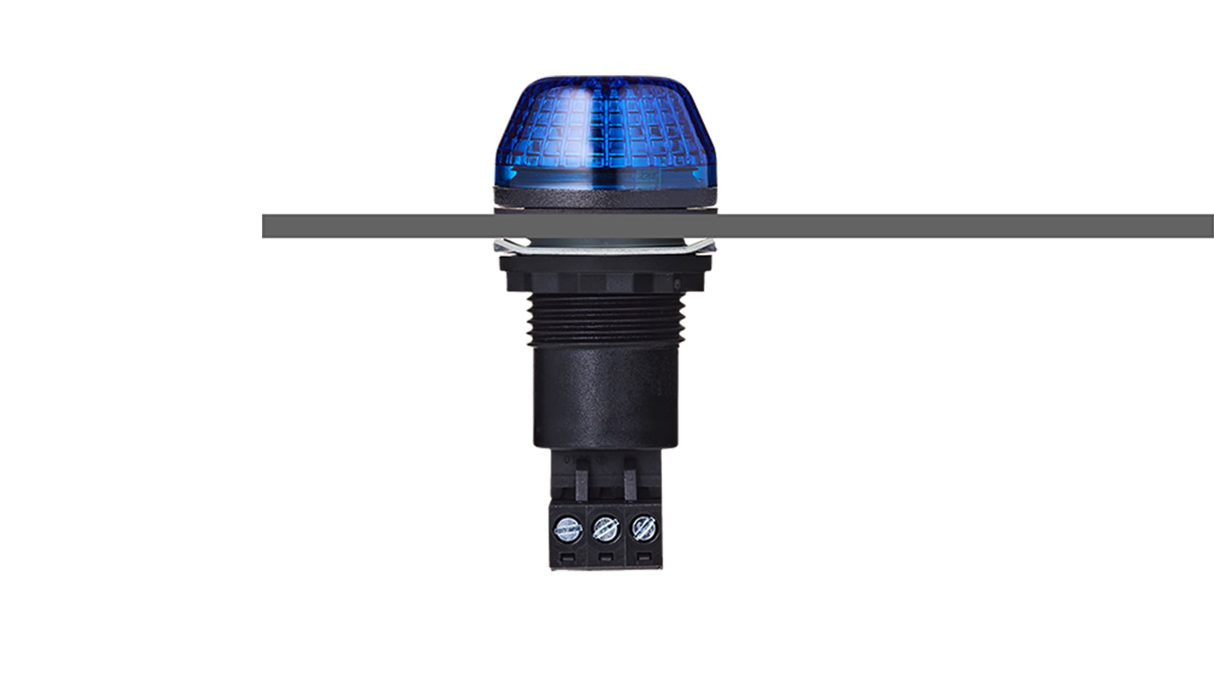 Sprecher + Schuh 800105310 Sprecher + Schuh 800105310 - IBS M22 panel mount LED steady/flashing beacon 110-120 V AC blue, grey Sprecher + Schuh 800105310 Sprecher + Schuh 800105310 - IBS M22 panel mount LED steady/flashing beacon 110-120 V AC blue, grey