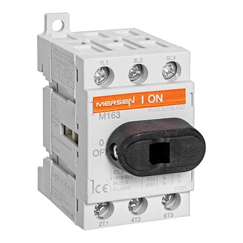 Mersen M803 M803 Mersen UL508 Switch 600VAC Non-Fused 80A 3-Pole Direct Screw Mount Mersen M803 M803 Mersen UL508 Switch 600VAC Non-Fused 80A 3-Pole Direct Screw Mount