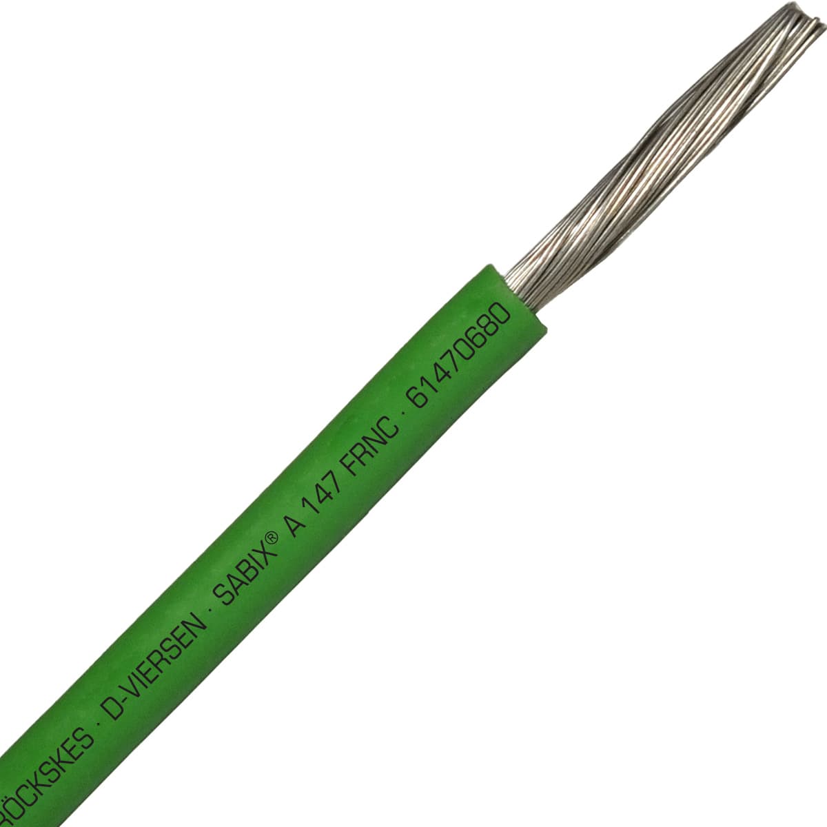 SAB 61470680 SABIX A 147 FRNC - 16 AWG/1c, flame retardant halogen-free 600V green hook-up wire, UL, CE, RoHS SAB 61470680 SABIX A 147 FRNC - 16 AWG/1c, flame retardant halogen-free 600V green hook-up wire, UL, CE, RoHS