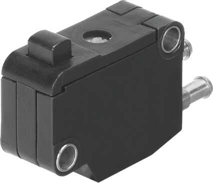 Festo 7843 stem actuated micro valve S-3-PK-3-B Valve function: 3/2 closed, monostable, Type of actuation: mechanical, Standard nominal flow rate: 60 l/min, Operating pressure: -0,95 - 8 bar, Design structure: Poppet valve with spring return Festo 7843 stem actuated micro valve S-3-PK-3-B Valve function: 3/2 closed, monostable, Type of actuation: mechanical, Standard nominal flow rate: 60 l/min, Operating pressure: -0,95 - 8 bar, Design structure: Poppet valve with spring return