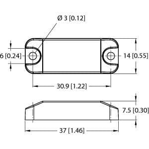 Turck TW902-928-Q14L37-M-HT-B40 UHF Tag, , The high-temperature tags must undergo adequate stress tests within the proposed temperature processes before deployment. Otherwise, their durability cannot be guaranteed when exposed to temperatures outside the denoted range., EEPROM, memory 40 byte, TID serial number: 6 byte, For direct mounting on metal Turck TW902-928-Q14L37-M-HT-B40 UHF Tag, , The high-temperature tags must undergo adequate stress tests within the proposed temperature processes before deployment. Otherwise, their durability cannot be guaranteed when exposed to temperatures outside the denoted range., EEPROM, memory 40 byte, TID serial number: 6 byte, For direct mounting on metal