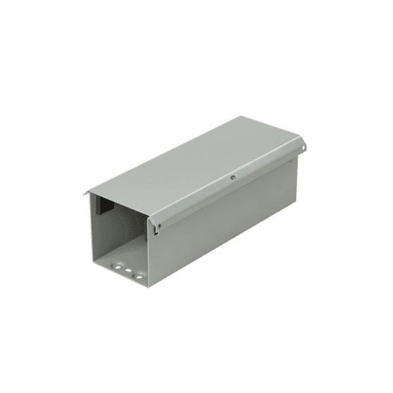 Hoffman F66T3R120 Lay-In NEMA Type 3R Wireway Straight Section, 6.00x6.00x120.00, Gray, Steel Hoffman F66T3R120 Lay-In NEMA Type 3R Wireway Straight Section, 6.00x6.00x120.00, Gray, Steel