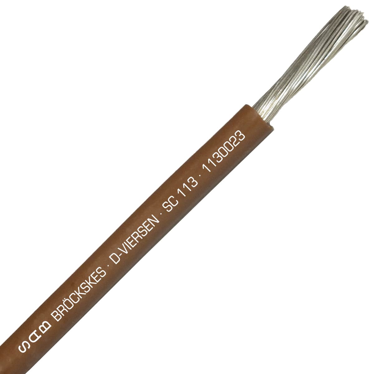 SAB 1130023 SC 113 - 24 AWG, high temperature Brown silicone hook-up wire, CE, RoHS SAB 1130023 SC 113 - 24 AWG, high temperature Brown silicone hook-up wire, CE, RoHS