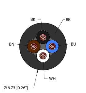 Turck BLK,TPU,4X18,AWM,FL BLK,TPU,4X18,AWM,FL Turck - BLK,TPU,4X18,AWM,FL General Purpose Cable, Reelfast™ Bulk Cable Turck BLK,TPU,4X18,AWM,FL BLK,TPU,4X18,AWM,FL Turck - BLK,TPU,4X18,AWM,FL General Purpose Cable, Reelfast™ Bulk Cable
