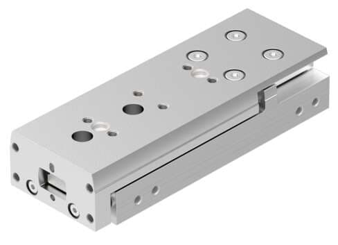 Festo 8078829 mini slide DGST-6-20-E1A Stroke: 20 mm, Piston diameter: 6 mm, Operating mode of drive unit: Yoke, Cushioning: Elastomer cushioning, at both ends, stroke not adjustable, Assembly position: Any Festo 8078829 mini slide DGST-6-20-E1A Stroke: 20 mm, Piston diameter: 6 mm, Operating mode of drive unit: Yoke, Cushioning: Elastomer cushioning, at both ends, stroke not adjustable, Assembly position: Any