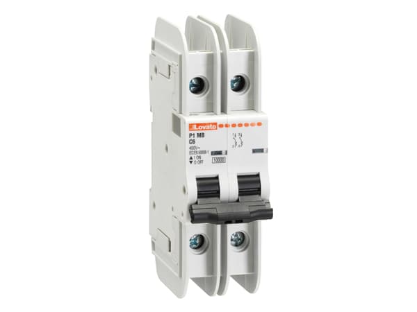 Lovato Electric P1MBUL2PC63 P1MBUL2PC63 Lovato - Miniature circuit breaker, 2P - 10kA. 2 modules, characteristic C, 63A Lovato Electric P1MBUL2PC63 P1MBUL2PC63 Lovato - Miniature circuit breaker, 2P - 10kA. 2 modules, characteristic C, 63A
