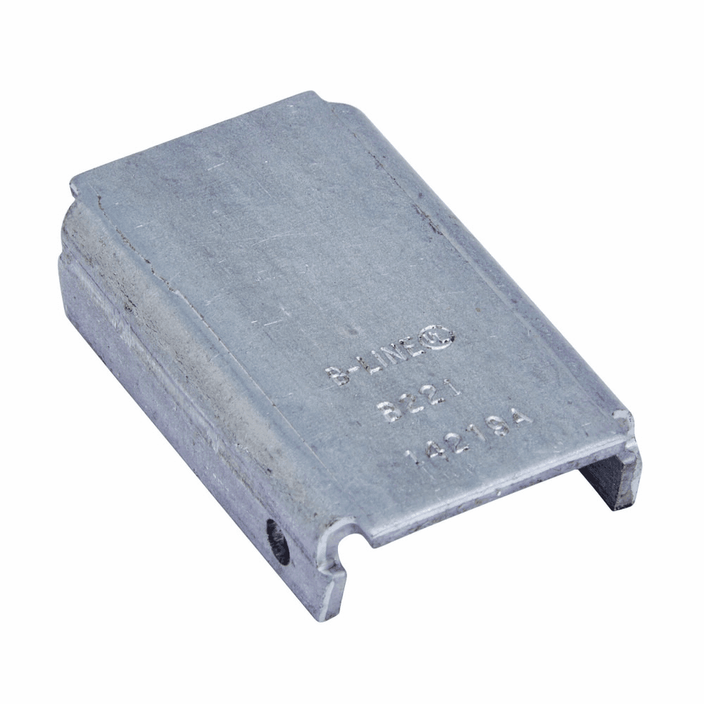 B-Line B221ZN B221ZN B-Line - Eaton B-Line series strut fittings and accessories, 2.45" Height, 1.62" Length, 1.62" Width, .15lbs, Steel, End cap, 12 gauge, Fits channel type B12, Electro-plated B-Line B221ZN B221ZN B-Line - Eaton B-Line series strut fittings and accessories, 2.45" Height, 1.62" Length, 1.62" Width, .15lbs, Steel, End cap, 12 gauge, Fits channel type B12, Electro-plated