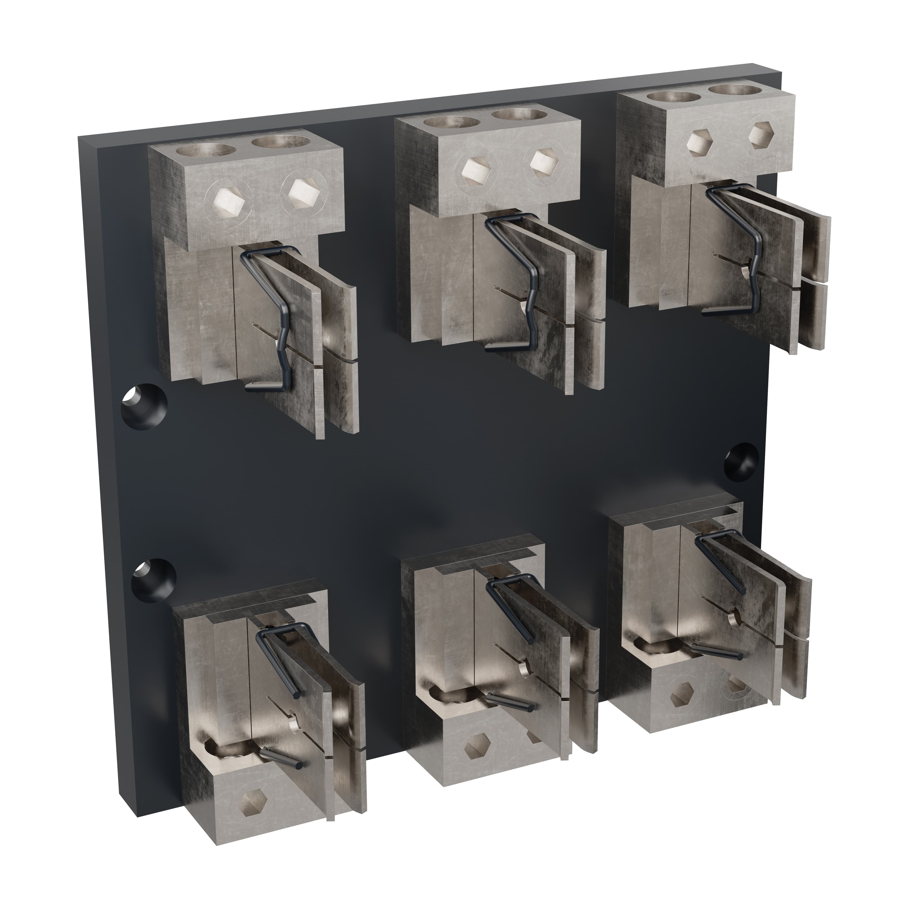 Mersen 6633J 6633J Mersen - Fuse Block 600VAC 600VDC Class J 600A 3-Pole Box In-Line Clip Mersen 6633J 6633J Mersen - Fuse Block 600VAC 600VDC Class J 600A 3-Pole Box In-Line Clip
