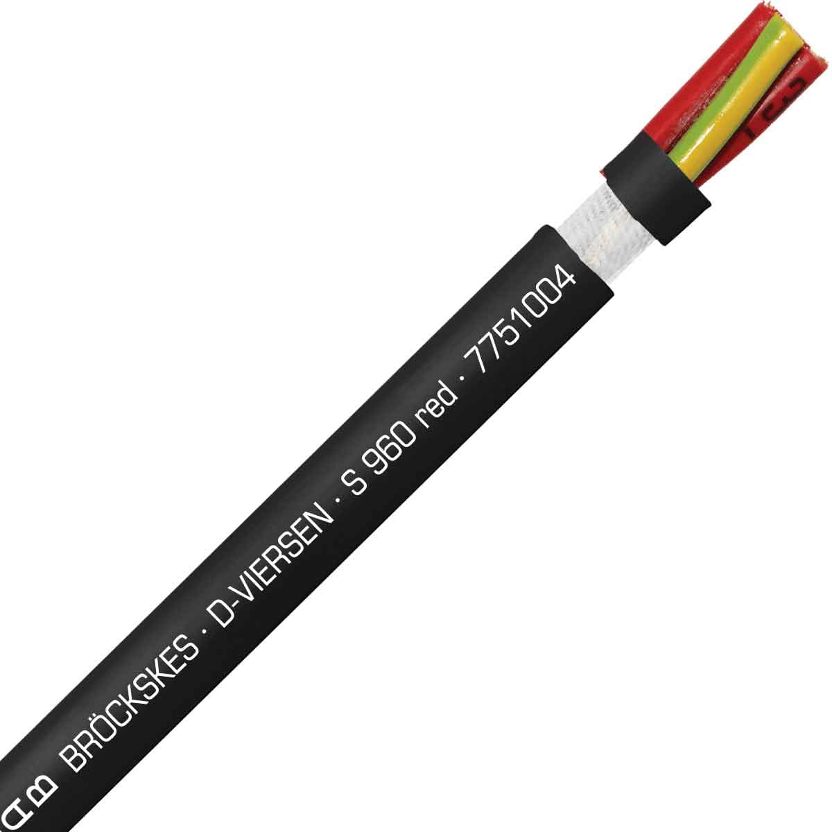 SAB 7751004 S 960 - 10 AWG/4c, oil resistant continuous flex PVC control cable for small bending radius, UL, CSA, CE, RoHS SAB 7751004 S 960 - 10 AWG/4c, oil resistant continuous flex PVC control cable for small bending radius, UL, CSA, CE, RoHS