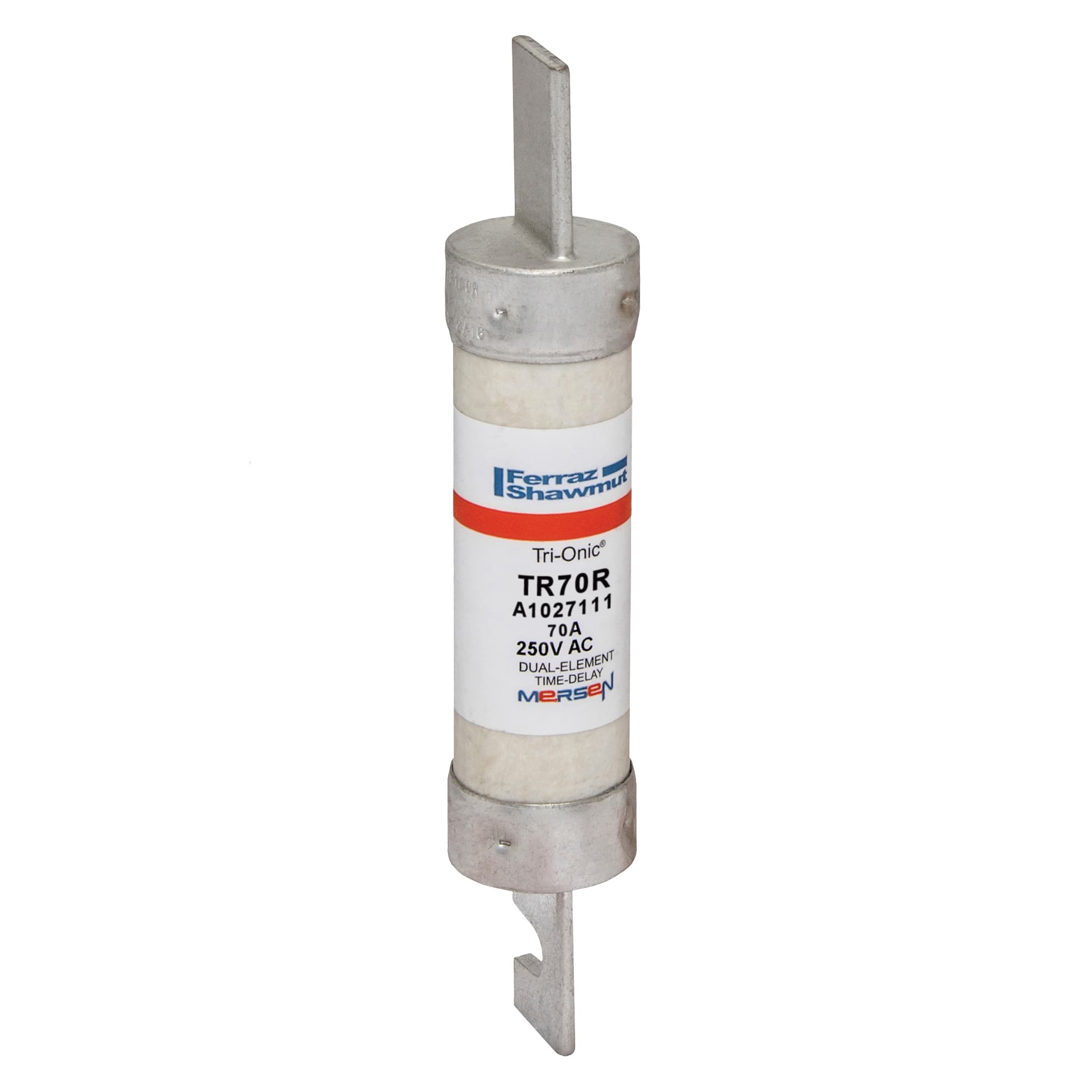 Mersen TR70R TR70R Mersen - Fuse TR-R - Class RK5 - Time-Delay 250VAC 250VDC 70A Blade Tri-Onic® Mersen TR70R TR70R Mersen - Fuse TR-R - Class RK5 - Time-Delay 250VAC 250VDC 70A Blade Tri-Onic®