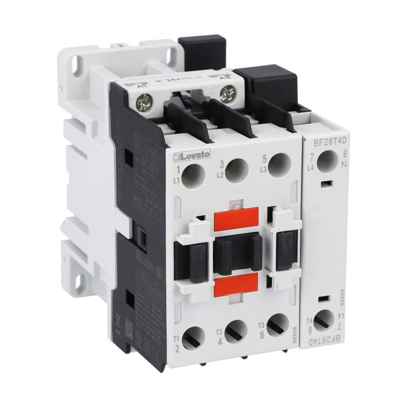 Lovato Electric BF26T4D060 BF26T4D060 Lovato - Four-pole contactor, IEC operating current Ith (AC1) = 45A, DC coil, 60VDC Lovato Electric BF26T4D060 BF26T4D060 Lovato - Four-pole contactor, IEC operating current Ith (AC1) = 45A, DC coil, 60VDC