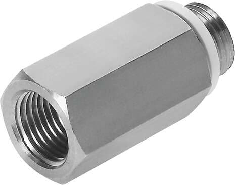 Festo 3324 non-return valve H-1/8-A/I Valve function: Non-return function, Pneumatic connection, port 1: G1/8, Pneumatic connection, port 2: G1/8, Mounting type: Line installation, Standard nominal flow rate: 280 l/min Festo 3324 non-return valve H-1/8-A/I Valve function: Non-return function, Pneumatic connection, port 1: G1/8, Pneumatic connection, port 2: G1/8, Mounting type: Line installation, Standard nominal flow rate: 280 l/min