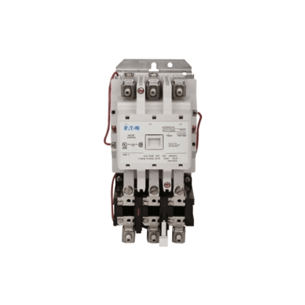 Eaton A200M3CAC A200M3CAC Eaton - Eaton Freedom NEMA motor control starter, Non-Reversing Starter, 120V/60 Hz or 110V/50 Hz coil voltage, 90A, Three-pole, Size 3, 25 hp at 208V, 30 hp at 240V, 50 hp at 480,600V, A200 series, Wired for Separate Control Eaton A200M3CAC A200M3CAC Eaton - Eaton Freedom NEMA motor control starter, Non-Reversing Starter, 120V/60 Hz or 110V/50 Hz coil voltage, 90A, Three-pole, Size 3, 25 hp at 208V, 30 hp at 240V, 50 hp at 480,600V, A200 series, Wired for Separate Control