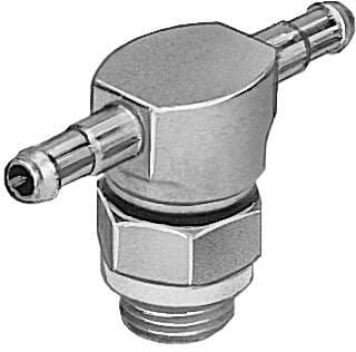 Festo 11966 barbed T-fitting TCN-3/8-PK-6 For plastic tubing PAN, PUN, PP, PU, PR, with sealing ring, rotatable. Nominal size: 4,9 mm, Type of seal on screw-in stud: Sealing ring, Operating pressure complete temperature range: -0,95 - 10 bar, Operating medium: Compre Festo 11966 barbed T-fitting TCN-3/8-PK-6 For plastic tubing PAN, PUN, PP, PU, PR, with sealing ring, rotatable. Nominal size: 4,9 mm, Type of seal on screw-in stud: Sealing ring, Operating pressure complete temperature range: -0,95 - 10 bar, Operating medium: Compre