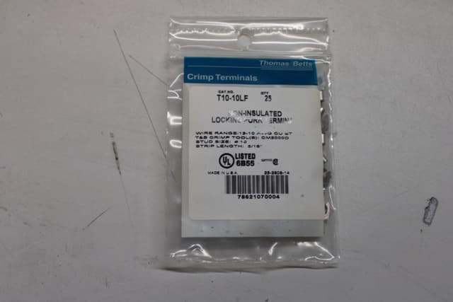 T10-10LF Part Image. Manufactured by Thomas & Betts.