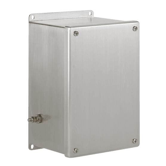 Hoffman EXE10105SS6 Zonex ATEX- and IECEx-Certified, Type 4X, Screw Cover, 10x10x5, 316 SS Hoffman EXE10105SS6 Zonex ATEX- and IECEx-Certified, Type 4X, Screw Cover, 10x10x5, 316 SS
