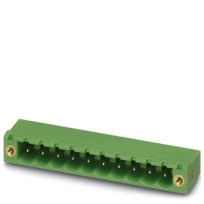 Phoenix Contact 1924169 PCB headers, nominal cross section: 2.5 mm², color: green, nominal current: 16 A (see derating curve), rated voltage (III/2): 320 V, contact surface: Tin, type of contact: Male connector, number of potentials: 10, number of rows: 1, number of positions: Phoenix Contact 1924169 PCB headers, nominal cross section: 2.5 mm², color: green, nominal current: 16 A (see derating curve), rated voltage (III/2): 320 V, contact surface: Tin, type of contact: Male connector, number of potentials: 10, number of rows: 1, number of positions: