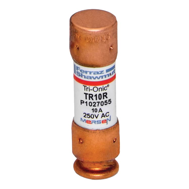 Mersen TR10R-3PK TR10R-3PK Mersen - Fuse TR-R - Class RK5 - Time-Delay 250VAC 250VDC 10A Ferrule Tri-Onic® 3 pack Mersen TR10R-3PK TR10R-3PK Mersen - Fuse TR-R - Class RK5 - Time-Delay 250VAC 250VDC 10A Ferrule Tri-Onic® 3 pack