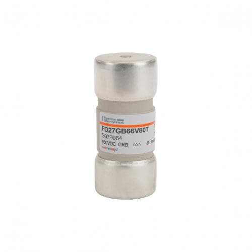 Mersen S079964 S079964 Mersen - High-Speed Cylindrical Fuse Protistor® Size 27x60 gR (gRB) 660VDC IEC 80A With Striker Mersen S079964 S079964 Mersen - High-Speed Cylindrical Fuse Protistor® Size 27x60 gR (gRB) 660VDC IEC 80A With Striker