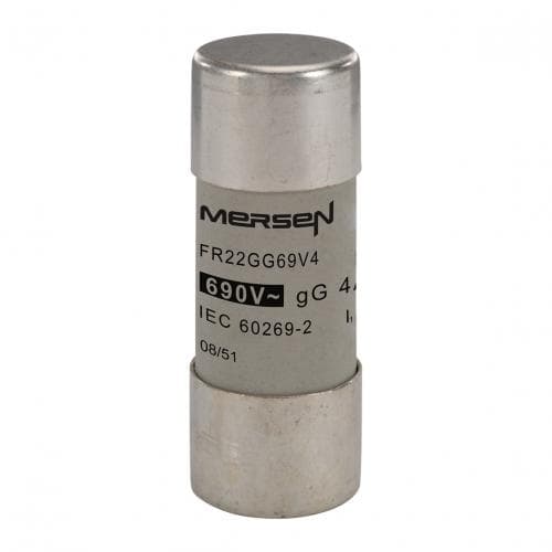 Mersen H219772 Cylindrical fuse-link gG 690VAC 22.2x58, 4A Mersen H219772 Cylindrical fuse-link gG 690VAC 22.2x58, 4A