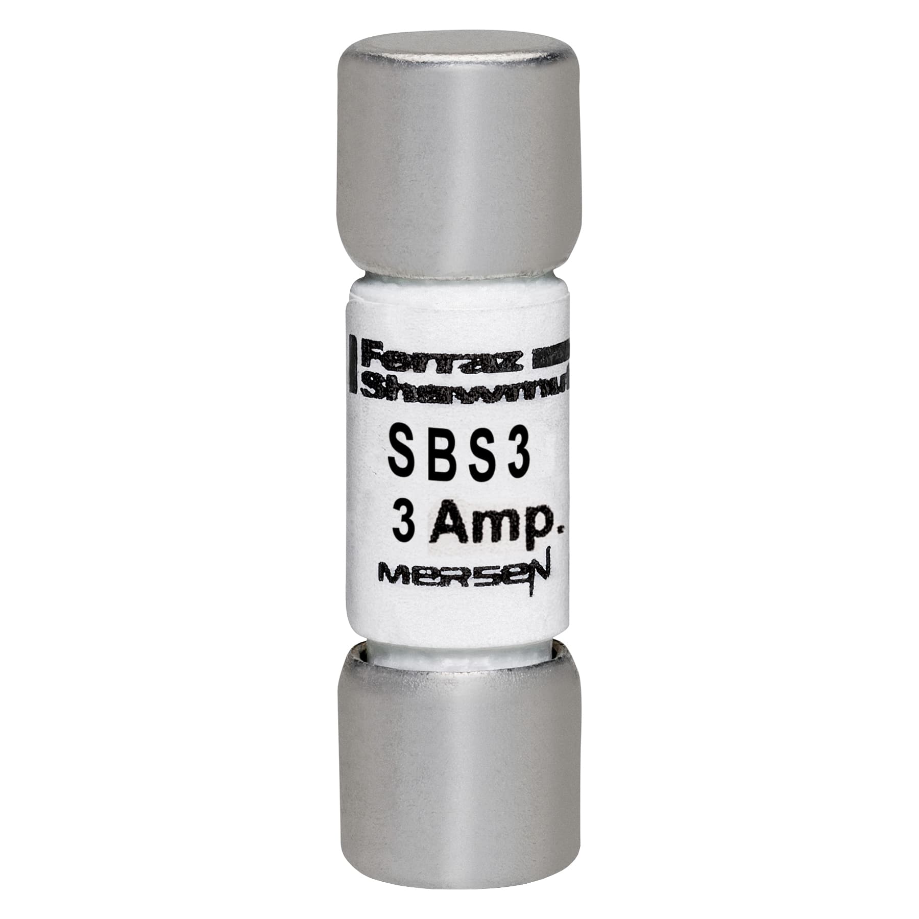 Mersen SBS3 SBS3 Mersen - Fuse SBS - Midget - Fast-Acting 600VAC 3A Ferrule Mersen SBS3 SBS3 Mersen - Fuse SBS - Midget - Fast-Acting 600VAC 3A Ferrule