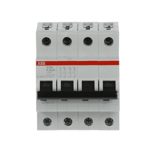 ABB Control 2CDS254001R0557 2CDS254001R0557 ABB Control - S204-K40 Miniature Circuit Breaker - 4P - K - 40 A ABB Control 2CDS254001R0557 2CDS254001R0557 ABB Control - S204-K40 Miniature Circuit Breaker - 4P - K - 40 A