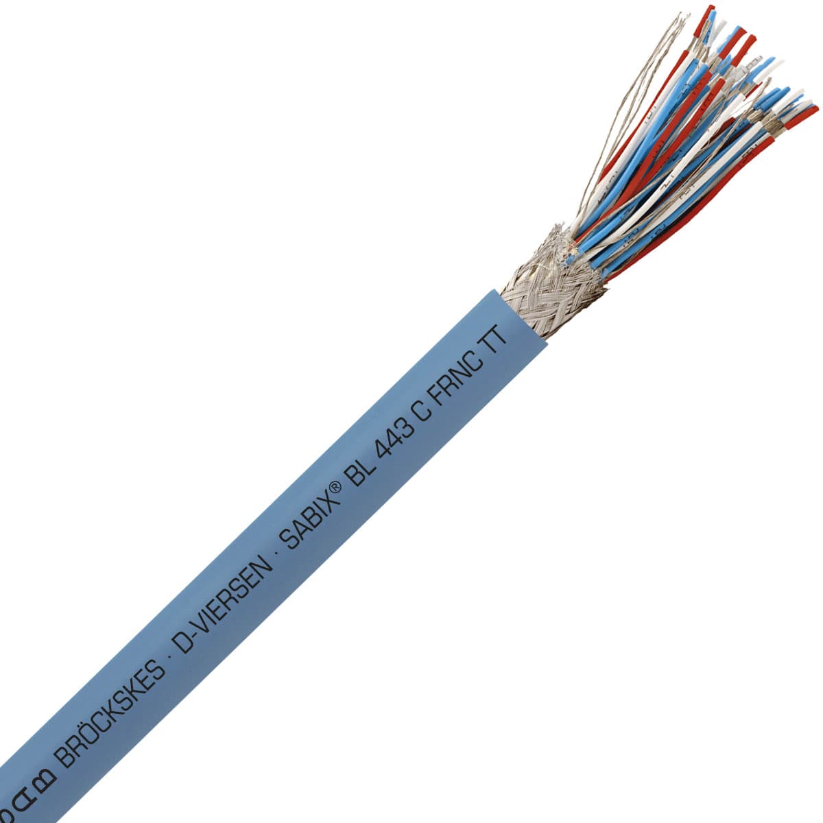 SAB 64431034 SABIX BL 443 C FRNC TT - 22 AWG/10tr, shielded halogen-free flame retardant flexible data cable for shipboard, DNV-GL, CE, RoHS SAB 64431034 SABIX BL 443 C FRNC TT - 22 AWG/10tr, shielded halogen-free flame retardant flexible data cable for shipboard, DNV-GL, CE, RoHS