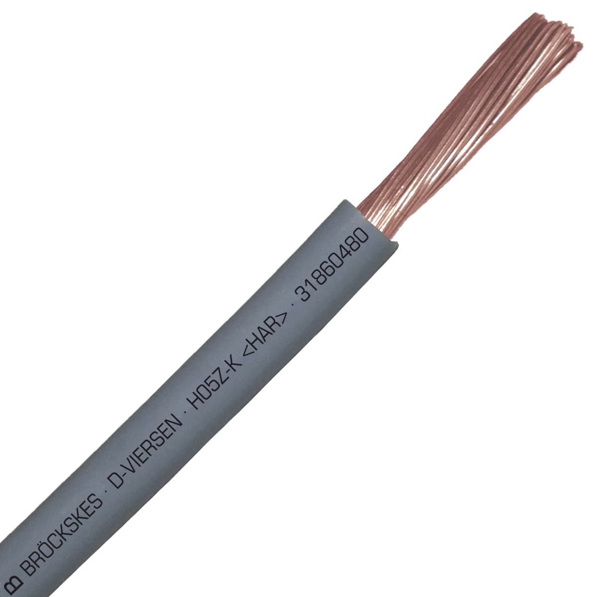 SAB 31860480 H05Z-K (HAR/CE) - 18 AWG hook-up wire, Gray SAB 31860480 H05Z-K (HAR/CE) - 18 AWG hook-up wire, Gray
