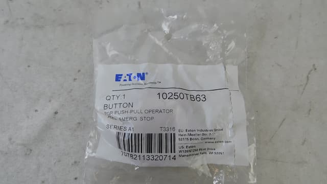 10250TB63 Part Image. Manufactured by Eaton.