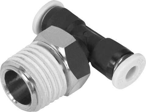 Festo 533308 push-in T-fitting QBMT-1/8-1/8-U 360° orientable, male thread with external hexagon. Size: Standard, Nominal size: 0,098 ", Type of seal on screw-in stud: coating, Assembly position: Any, Design structure: Push/pull principle Festo 533308 push-in T-fitting QBMT-1/8-1/8-U 360° orientable, male thread with external hexagon. Size: Standard, Nominal size: 0,098 ", Type of seal on screw-in stud: coating, Assembly position: Any, Design structure: Push/pull principle