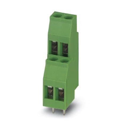 Phoenix Contact 1703252 PCB terminal block, nominal current: 22 A, rated voltage (III/2): 400 V, nominal cross section: 2.5 mm², number of rows: 2, number of positions per row: 10, product range: MKKDS 3, pitch: 5 mm, connection method: Screw connection with tension sleeve, scr Phoenix Contact 1703252 PCB terminal block, nominal current: 22 A, rated voltage (III/2): 400 V, nominal cross section: 2.5 mm², number of rows: 2, number of positions per row: 10, product range: MKKDS 3, pitch: 5 mm, connection method: Screw connection with tension sleeve, scr