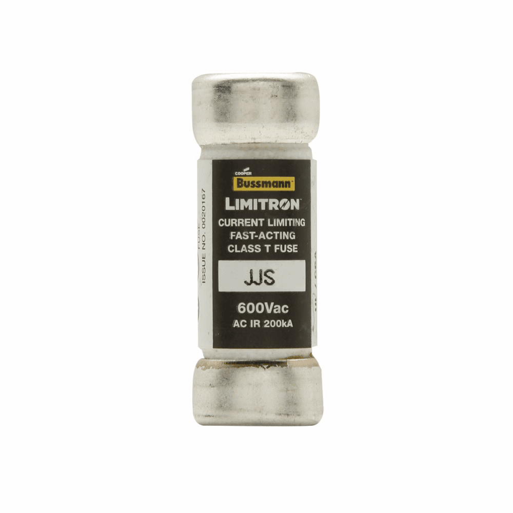 Cooper Bussmann JJS-10 JJS-10 Cooper Bussmann - Eaton Bussmann series JJS fuse, Current-limiting very fast acting fuse, Small footprint, VFD line protection, 10 A, Class T, Non-indicating, Ferrule end x ferrule end, 200 kAIC at 600 V, Standard, 10, 600 V Cooper Bussmann JJS-10 JJS-10 Cooper Bussmann - Eaton Bussmann series JJS fuse, Current-limiting very fast acting fuse, Small footprint, VFD line protection, 10 A, Class T, Non-indicating, Ferrule end x ferrule end, 200 kAIC at 600 V, Standard, 10, 600 V