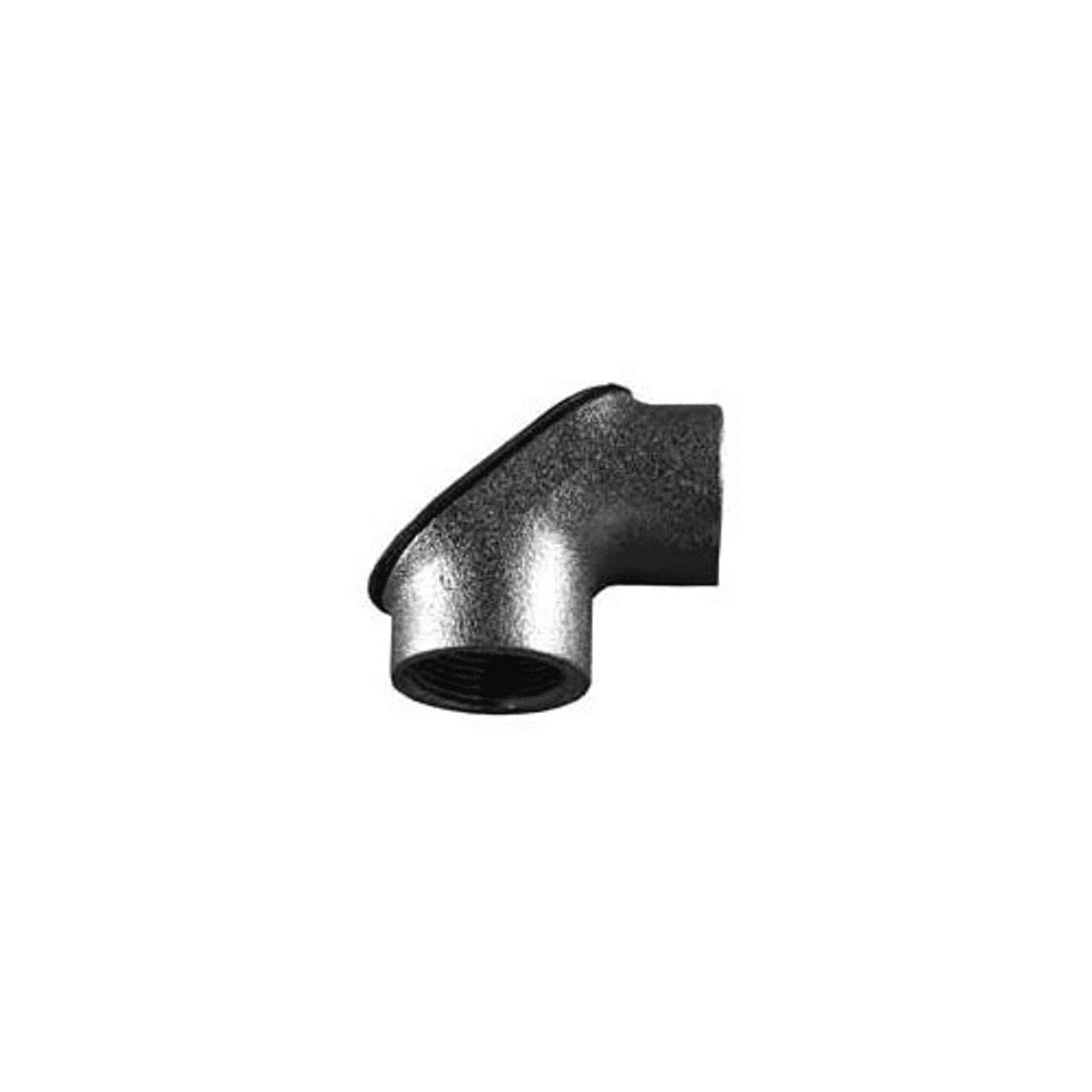 Appleton FFL-100 1", Zinc Electroplated, Malleable Iron, Rain Tight, Female Gasketed, 90D, IMC/Rigid Conduit Pulling Elbow Appleton FFL-100 1", Zinc Electroplated, Malleable Iron, Rain Tight, Female Gasketed, 90D, IMC/Rigid Conduit Pulling Elbow