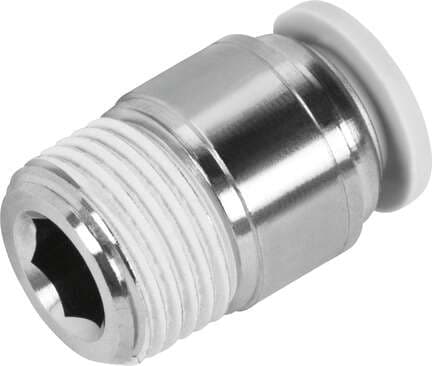 Festo 572321 push-in fitting QB-1/4-5/16-I-U Size: Standard, Nominal size: 0,252 ", Type of seal on screw-in stud: coating, Assembly position: Any, Design structure: Push/pull principle Festo 572321 push-in fitting QB-1/4-5/16-I-U Size: Standard, Nominal size: 0,252 ", Type of seal on screw-in stud: coating, Assembly position: Any, Design structure: Push/pull principle