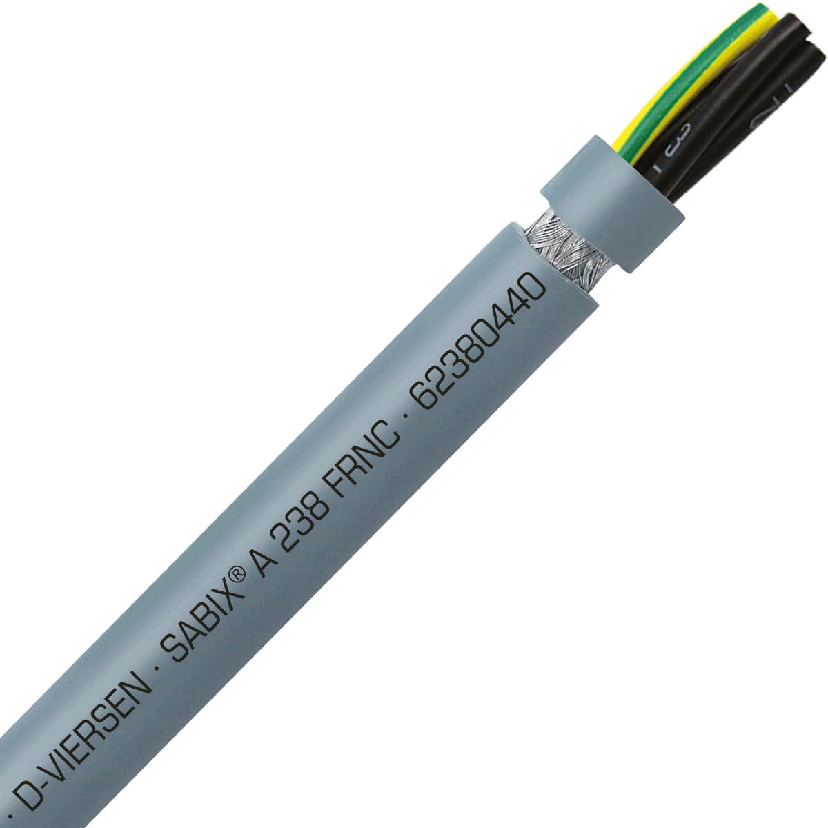 SAB 62380440 SABIX A 238 FRNC - 12 AWG/4c, shielded high temperature flame retardant flexible SABIX control cable, CE, RoHS SAB 62380440 SABIX A 238 FRNC - 12 AWG/4c, shielded high temperature flame retardant flexible SABIX control cable, CE, RoHS