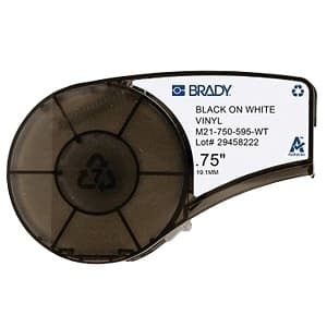 M21-750-595-WT Part Image. Manufactured by Brady Corp.