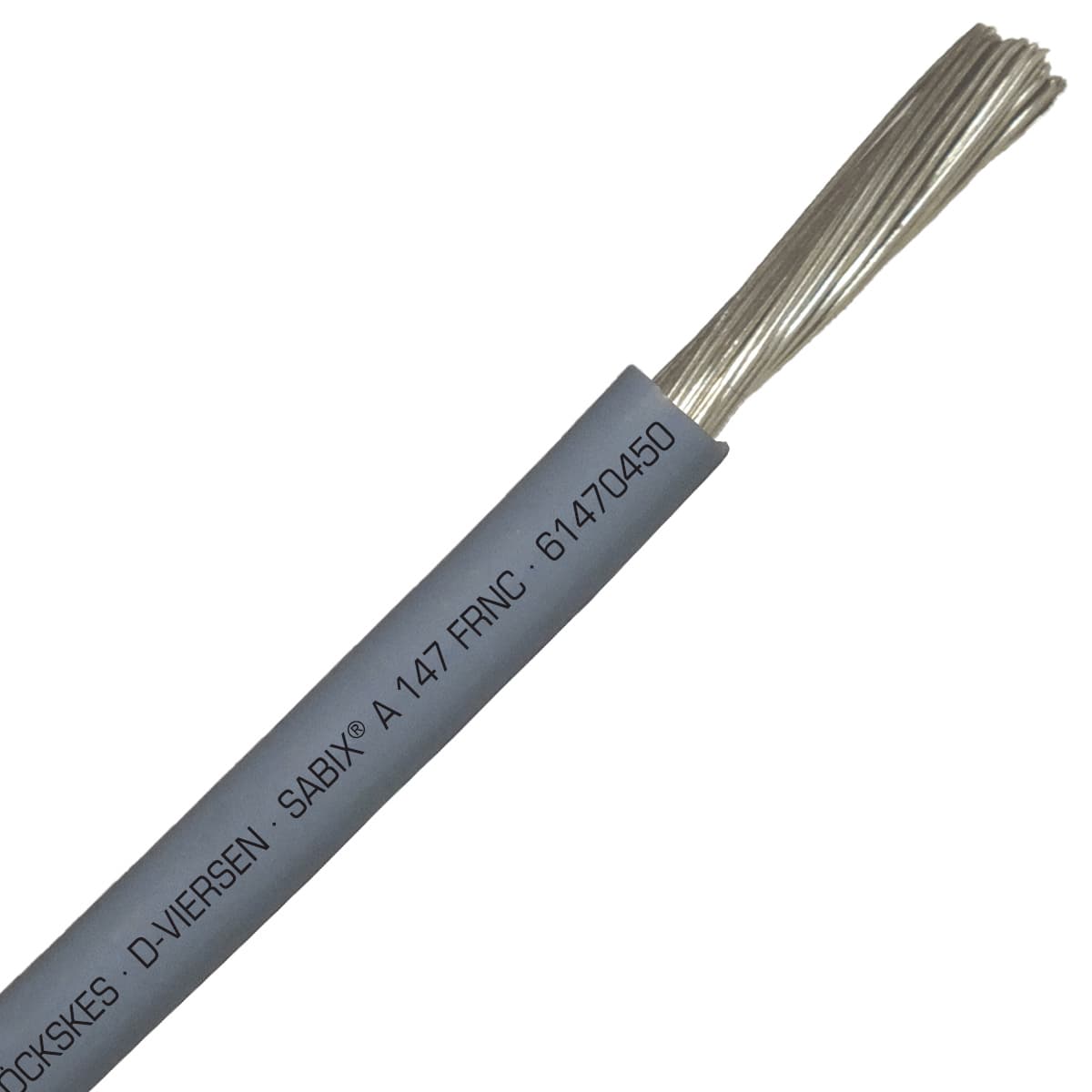 SAB 61470450 SABIX A 147 FRNC - 20 AWG/1c, flame retardant halogen-free 600V gray hook-up wire, UL, CE, RoHS SAB 61470450 SABIX A 147 FRNC - 20 AWG/1c, flame retardant halogen-free 600V gray hook-up wire, UL, CE, RoHS
