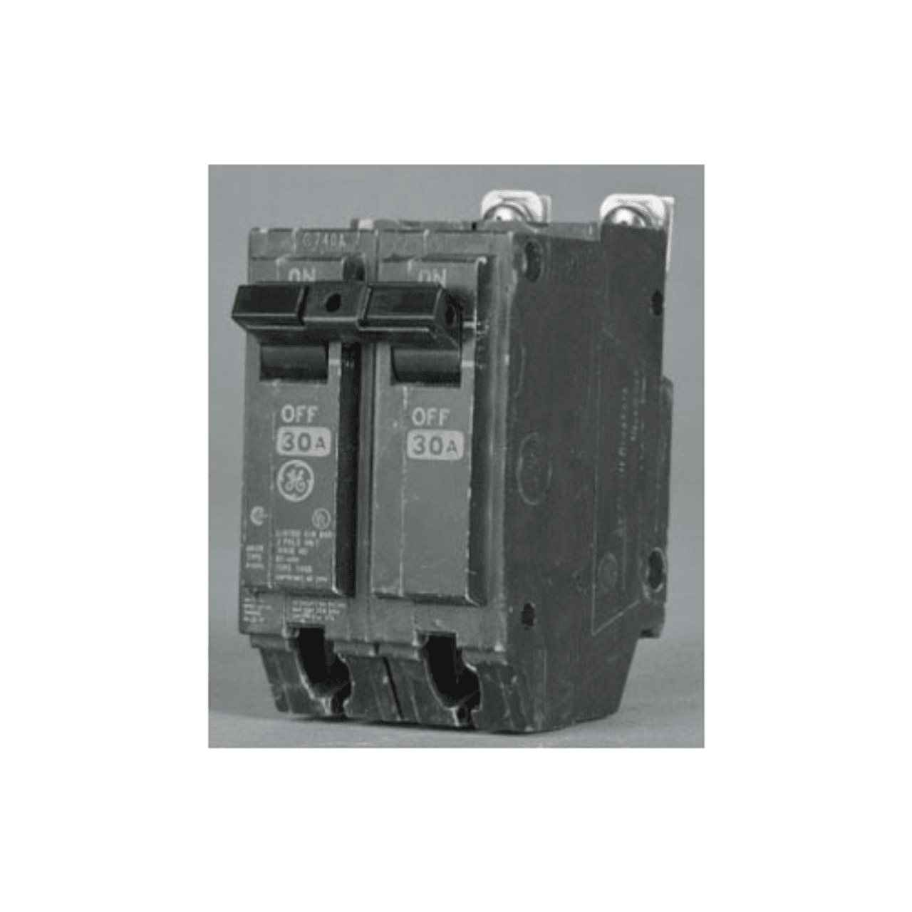 General Electric THQB2170 120/240 VAC, 70 A, 10 kA, 2-Pole, 6 to 1/0 AWG Copper/4 to 1/0 AWG Aluminum, 1" Bolt-On Mount, Q-Line Frame, Molded Case, Non-Interchangeable/Common Trip, Compact, Fixed Thermal Magnetic, Circuit Breaker General Electric THQB2170 120/240 VAC, 70 A, 10 kA, 2-Pole, 6 to 1/0 AWG Copper/4 to 1/0 AWG Aluminum, 1" Bolt-On Mount, Q-Line Frame, Molded Case, Non-Interchangeable/Common Trip, Compact, Fixed Thermal Magnetic, Circuit Breaker